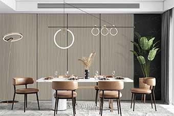 东营轻奢风格-餐厅