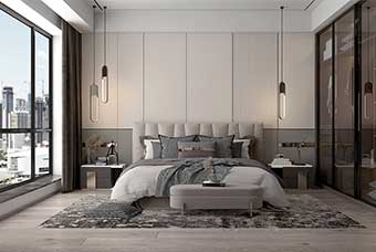 东营现代风格-卧室