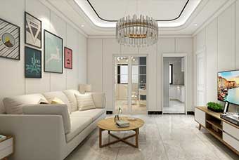 东营现代风格-客厅