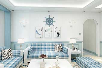 东营地中海风格-客厅