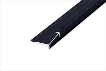 东营航空纤维墙咔铝合金阳角线（哑黑氧化）