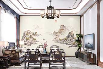 东营森佰汇航空纤维墙咔（巴山蜀水）