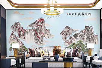 东营森佰汇航空纤维墙咔（鸿运当头）